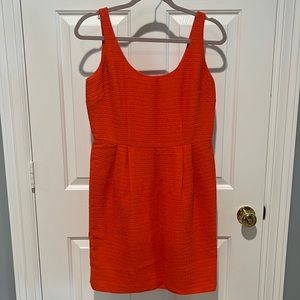 Ann Taylor Orange/Red A Line Dress - Size 6